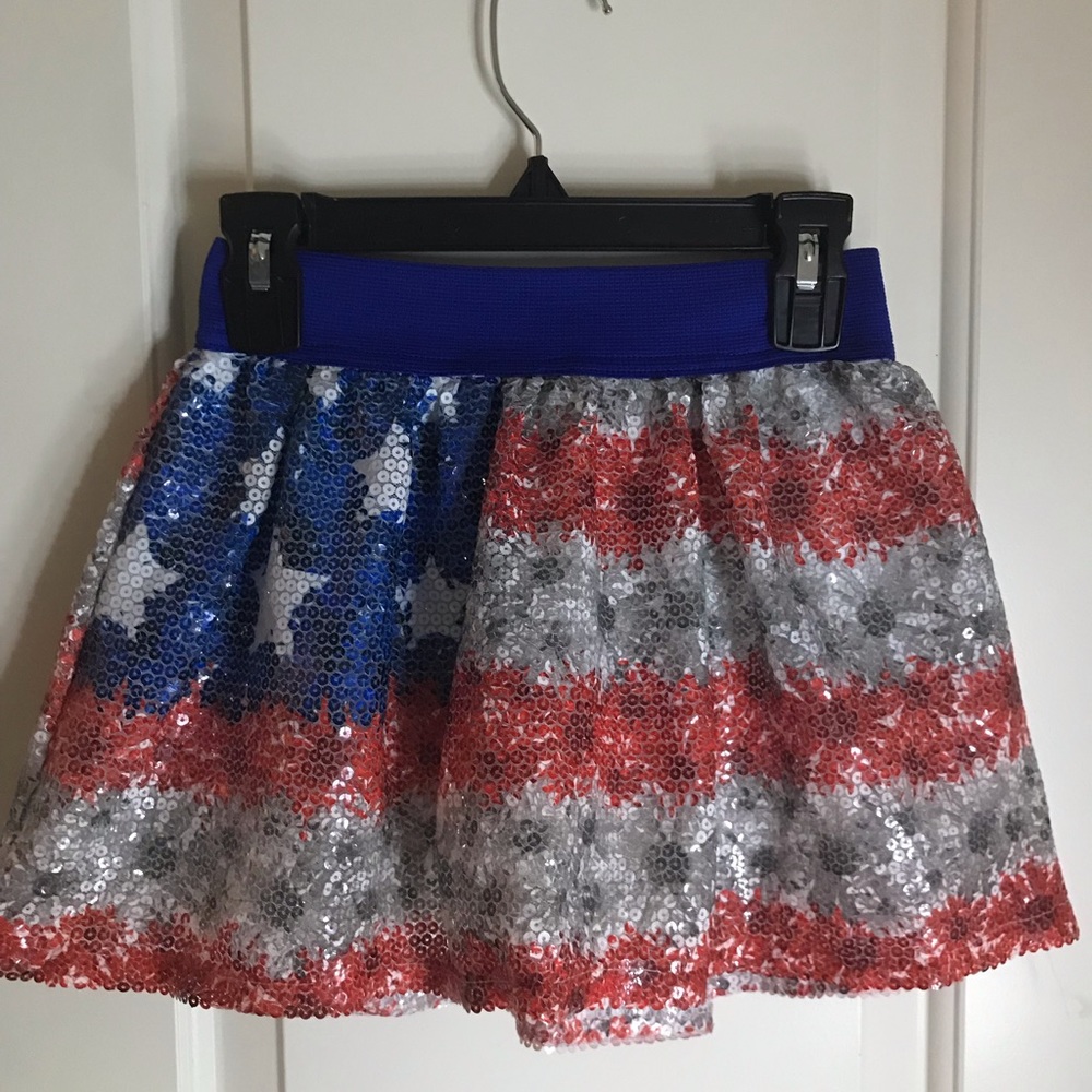 Flag Sparkle Skirt.